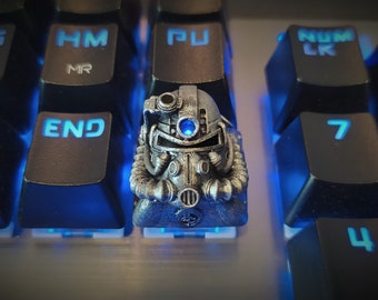 Atompunk Armor Helmet - Cherry MX Artisan Keycap