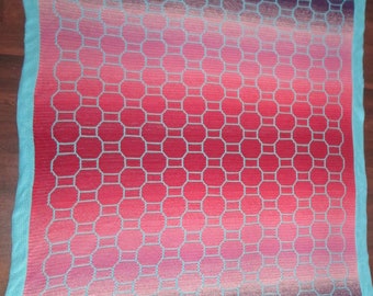 honeycomb mosaic blanket