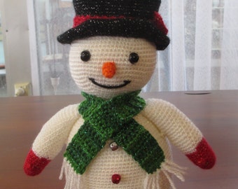 amigurimi Mr Snowman Pattern