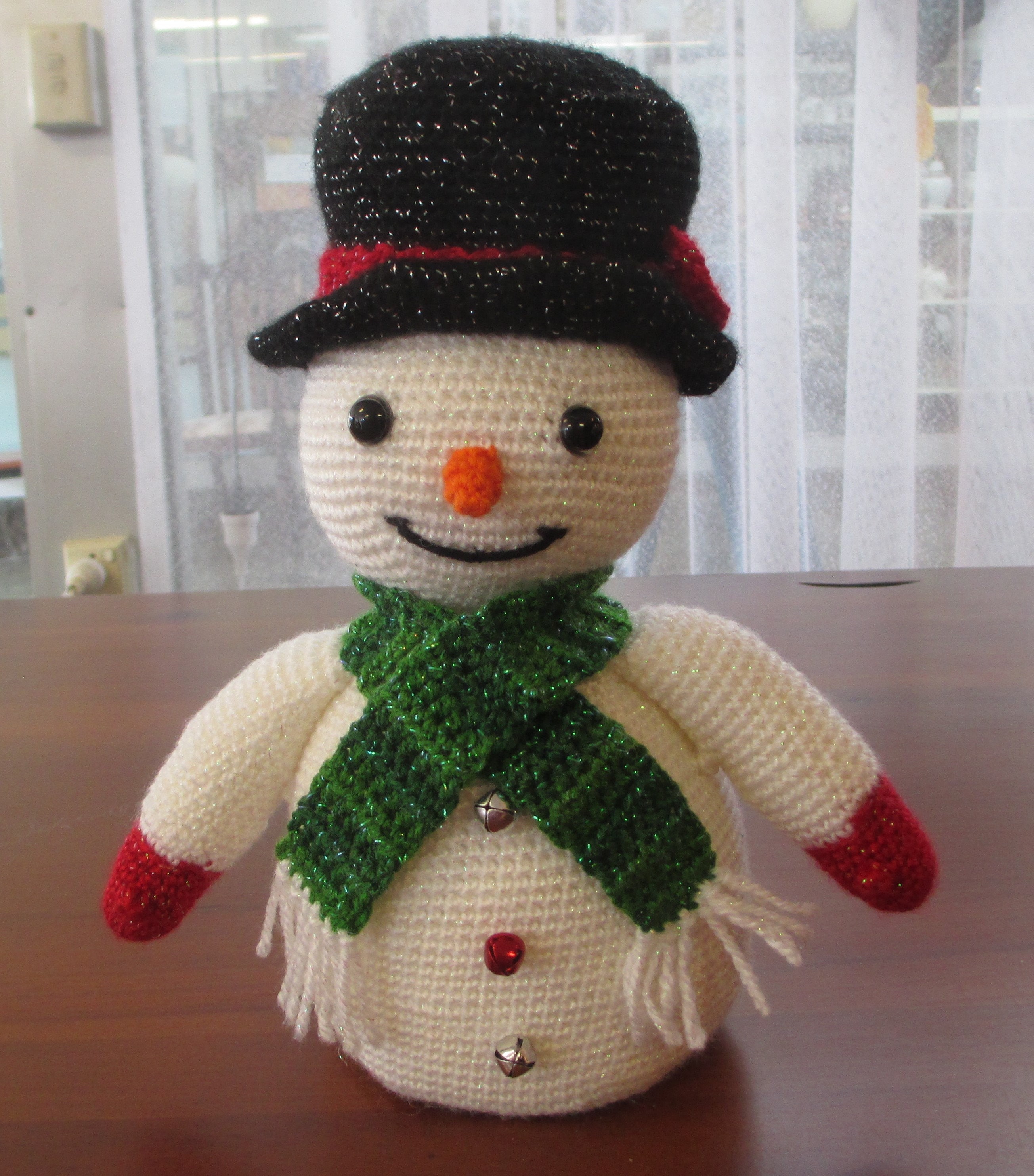 amigurimi Mr Snowman Pattern