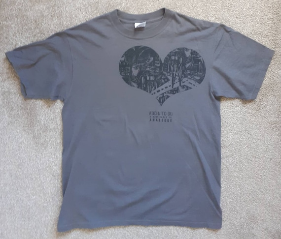 ADD N To X 'Heart to Analogue' T-shirt 1999 Vintag