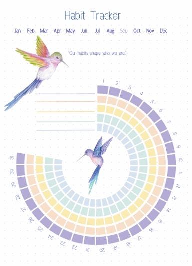 2025 Printable Monthly Planner Wildflower Theme. Meditation Black Girl ...