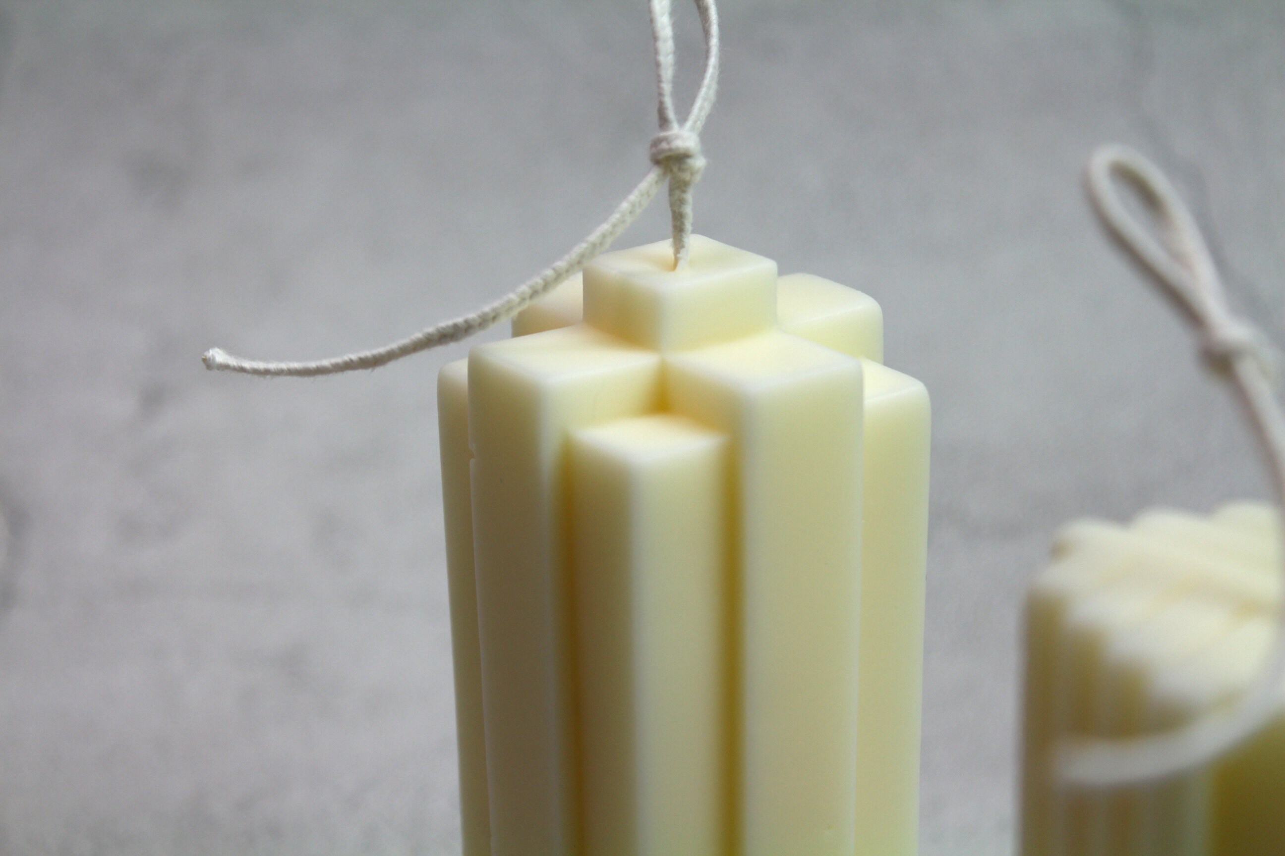 Column pillar block candle handmade silicon mold Etsy