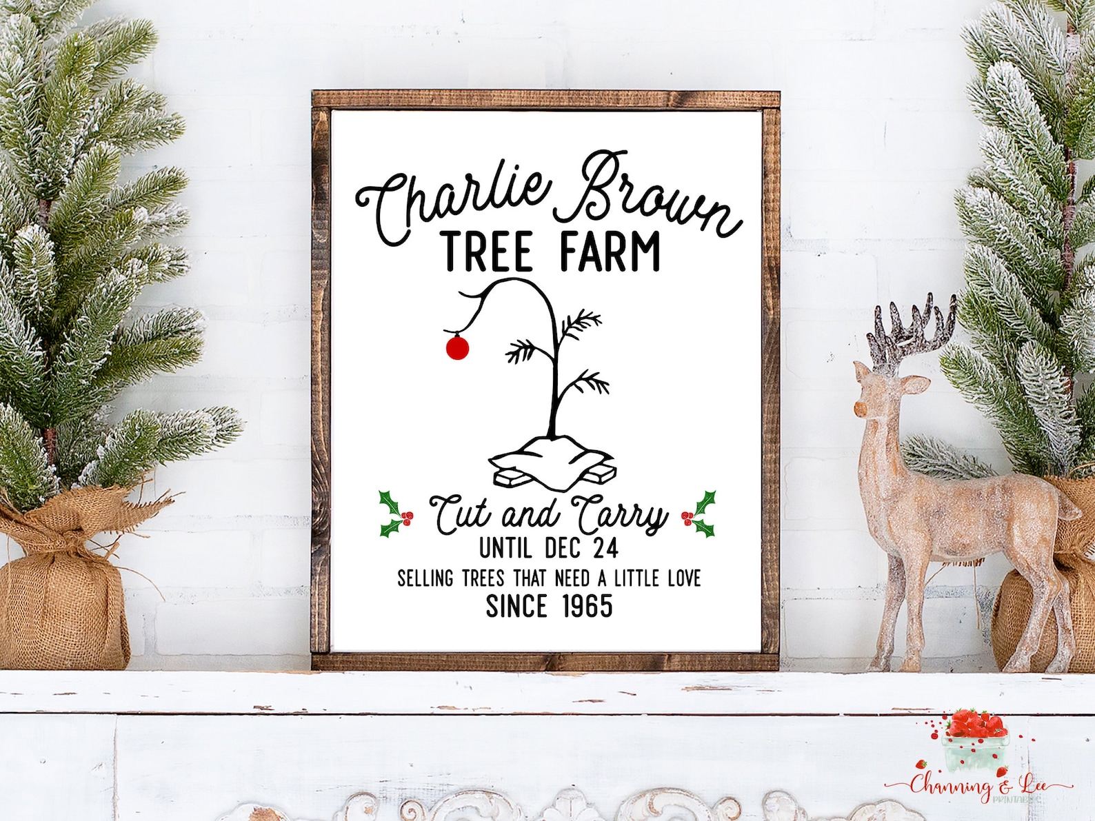 Charlie Brown Tree Farm / Christmas Decorations / Snoopy Etsy