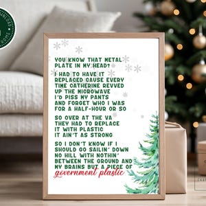 Vacances de Noël IMPRIMABLE / Décorations de Noël / Vacances de Noël / Shitters Full / Amusant / Citation du cousin Eddie / Art mural imprimable