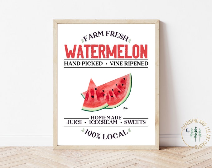 Watermelon Decor / Watermelon / Summer / Summer Signs / Watermelon ...