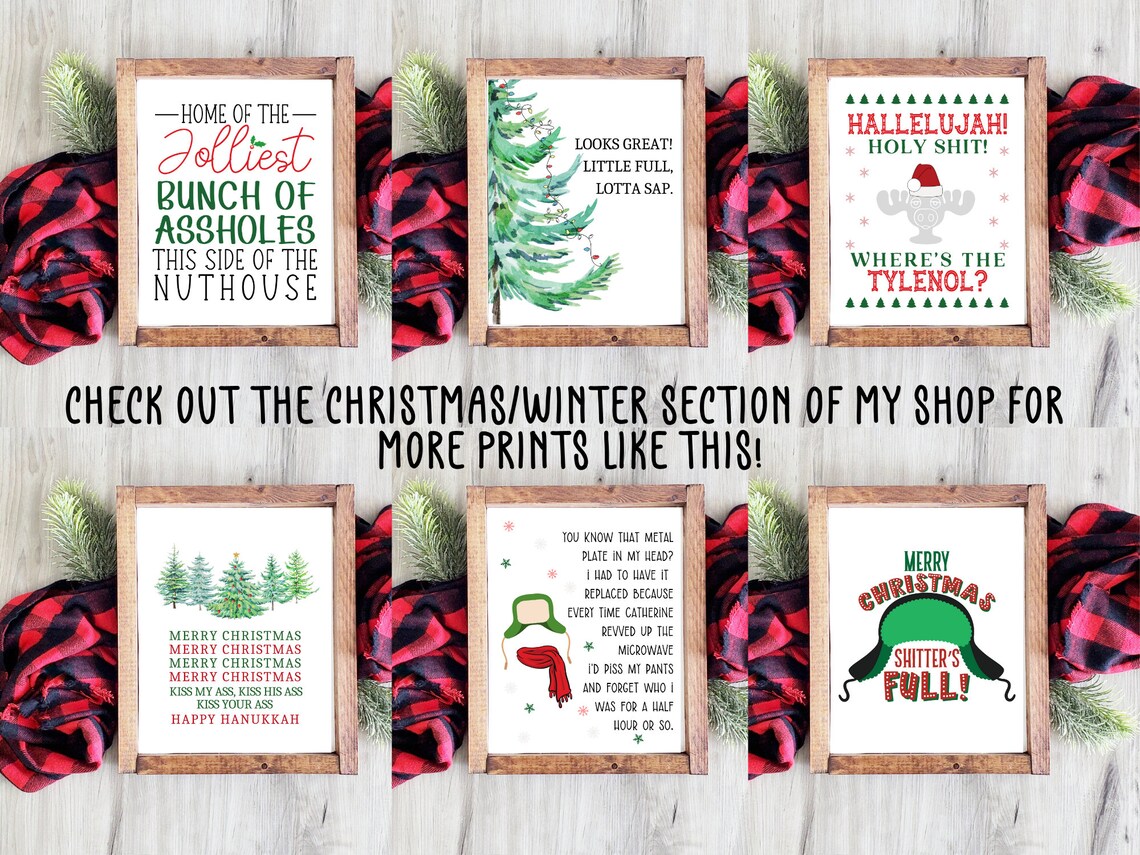 National Lampoons Christmas Vacation PRINTABLE / Christmas Etsy
