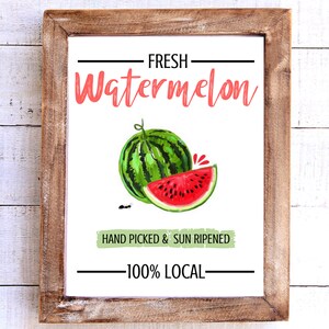 Watermelon Decor / Watermelon / Summer / Watermelon Signs / | Etsy