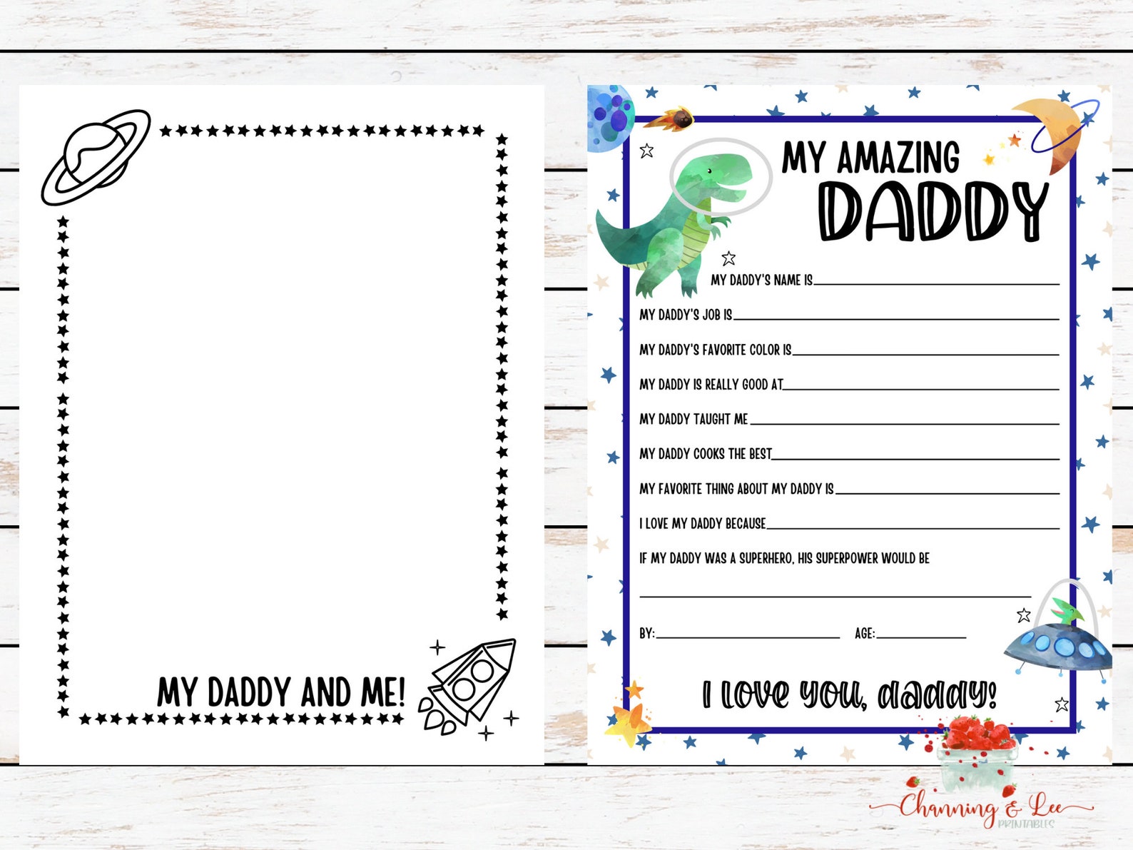 Father's Day PRINTABLE Questionnaire / Fathers Day Gift / - Etsy