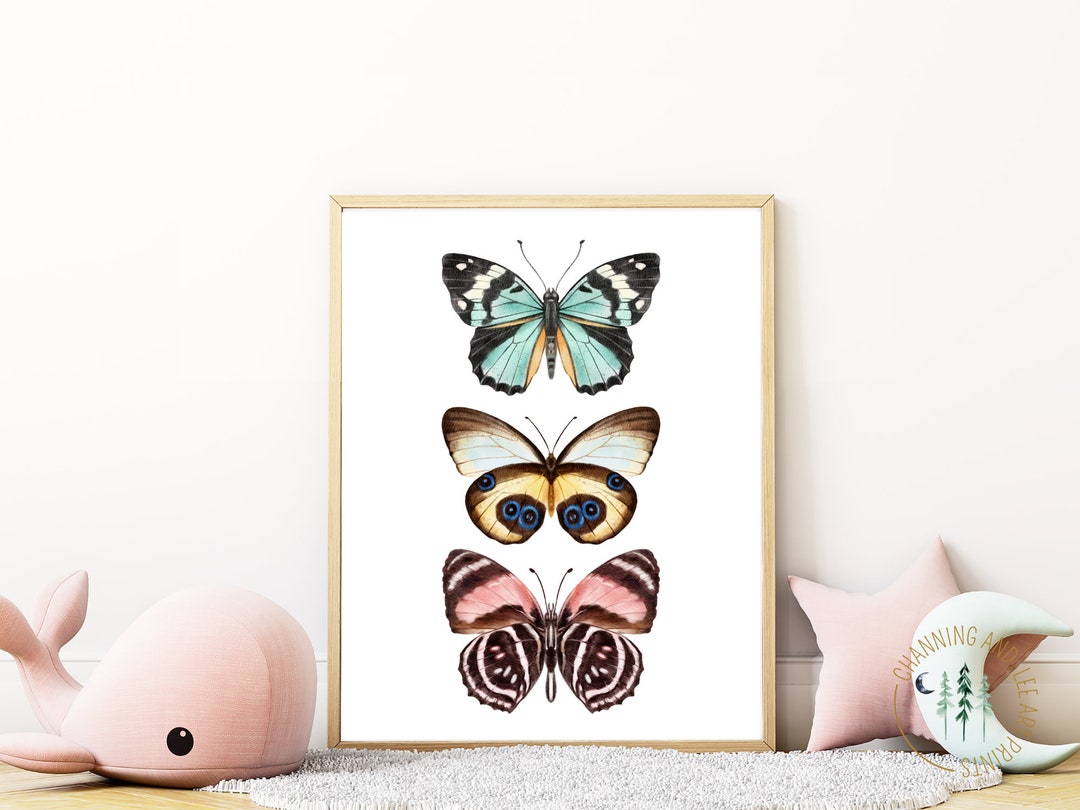 Butterfly / Baby Girl / Butterfly Wall Art / Nursery Decor / Nursery ...