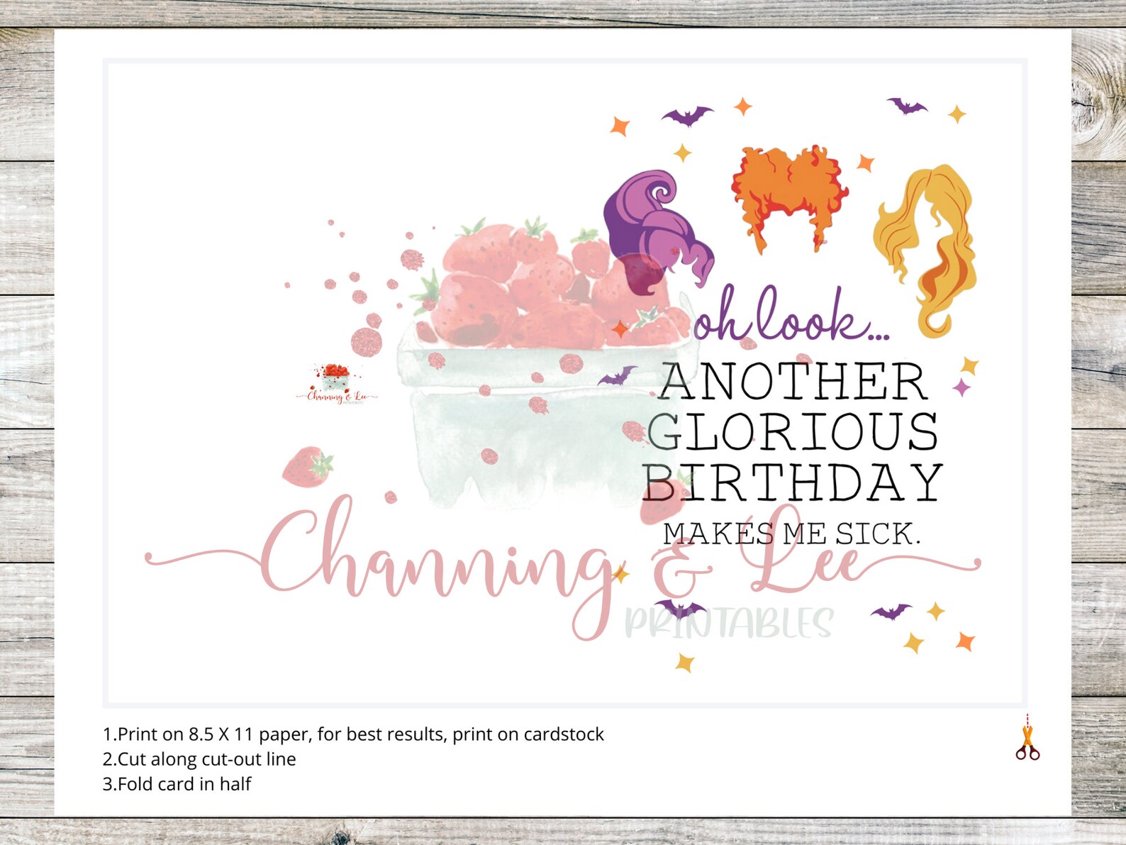 Hocus Pocus Birthday Card / October Birthday / Birthday Cards - Etsy
