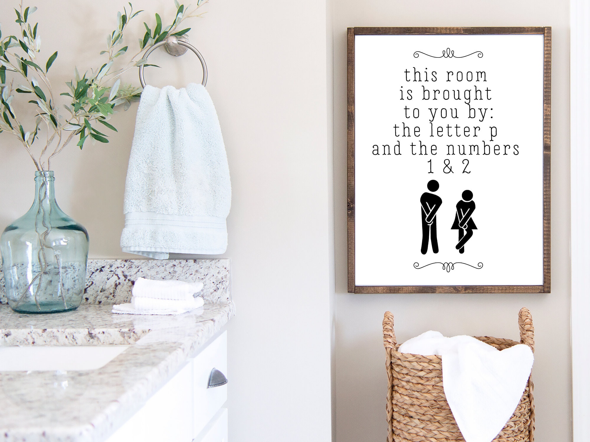 Bathroom Wall Decor / Bathroom Wall Art / Bathroom Decor / Etsy