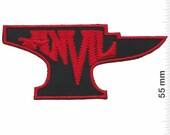 Anvil Heavy Metal Band Patch Badge Embroidered Iron on Applique Souvenir Accessory