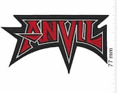 Anvil Heavy Metal Band_1 Patch Badge Embroidered Iron on Applique Souvenir Accessory