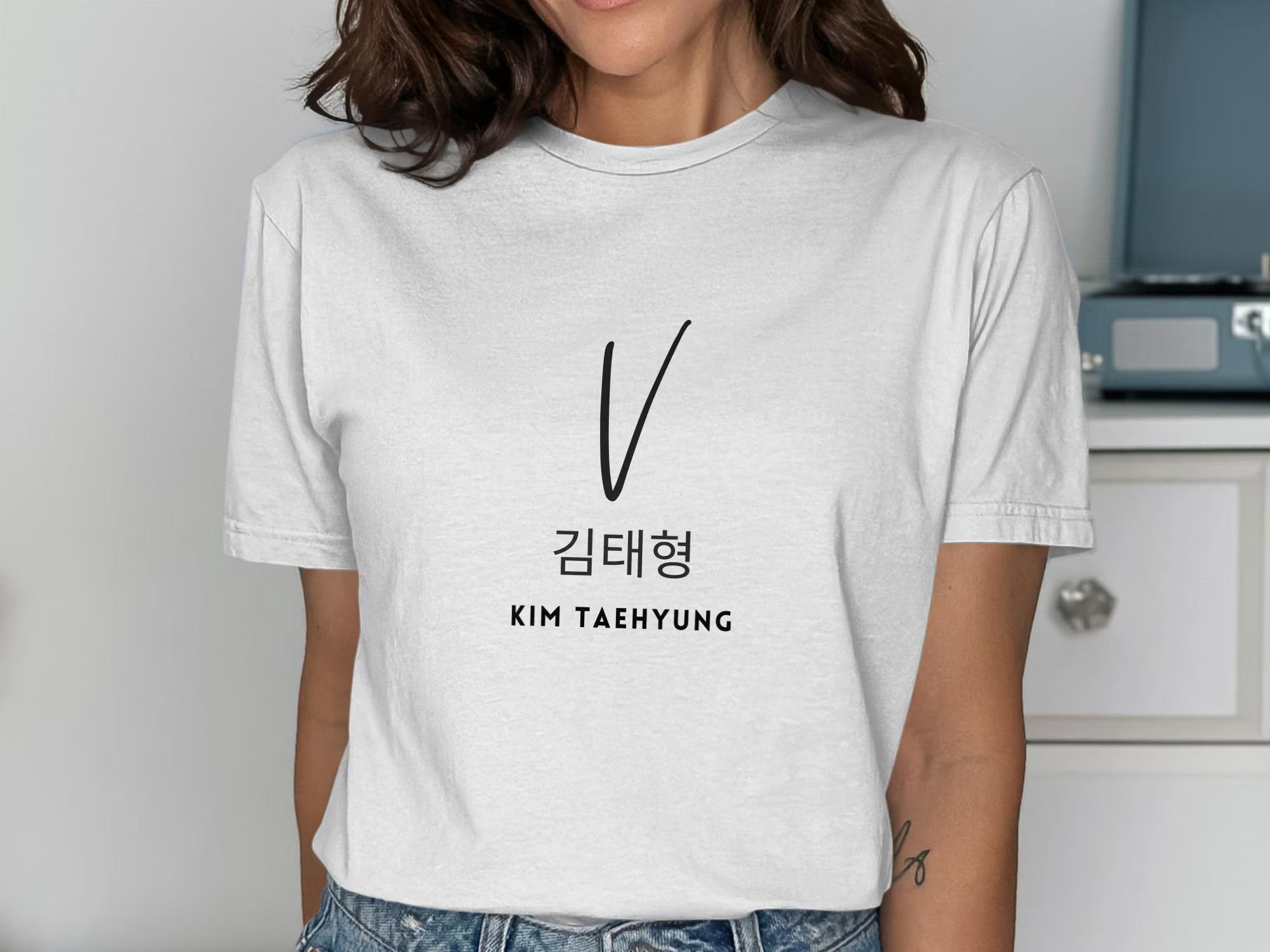 Bts V Taehyung Shirt - Etsy