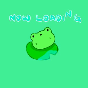 Animated loading / stream starting soon / frog overlay for | Etsy
