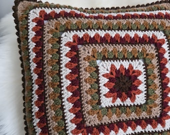 Cuddle Up Cushion Crochet Pattern, UK & US Terms (PDF Download)