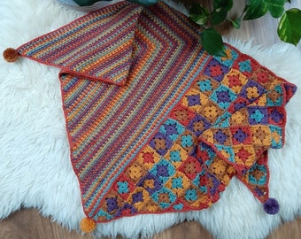 Crochet Shawl Pattern ~ Instant Download ~ Fox’s Way Shawl