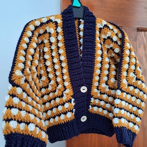 Crochet Pattern ~ Kids Vida Cardigan ~ Crochet Cardigan Pattern ~ UK and US Crochet Terms ~ Instant PDF Download