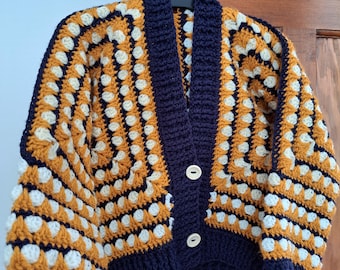 Crochet Pattern ~ Kids Vida Cardigan ~ Crochet Cardigan Pattern ~ UK and US Crochet Terms ~ Instant PDF Download