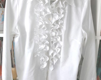 Pack of 5 Vintage Shirts, Women, Mixed Fabrics, 70s-90s, Unique, Original.