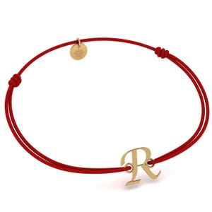 Pulsera Inicial Letra R para Mujer Hombre, Pulsera Personalizada, Chapada en Oro 24K, Regalo para Cumpleaños, Navidad, San Valentín, Día de la Madre