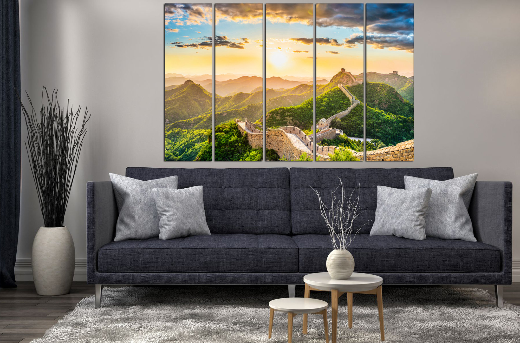 Great Wall of China wall art Great Wall of China canvas print | Etsy