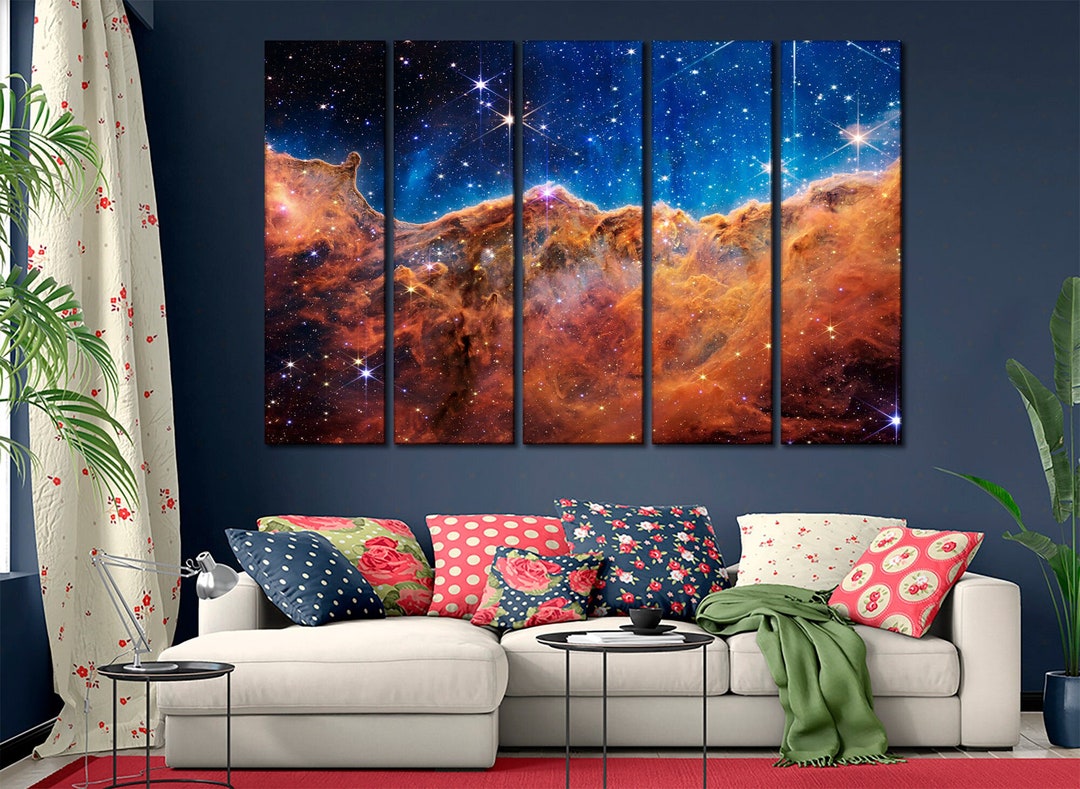 Space Nebula Wall Art Carina Nebula Canvas Print Deep Space - Etsy
