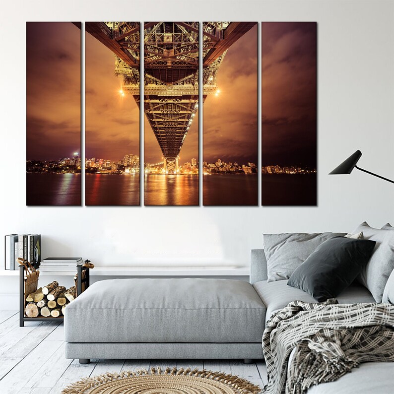 Sydney harbour bridge wall art Cityscape wall decor Sydney ...