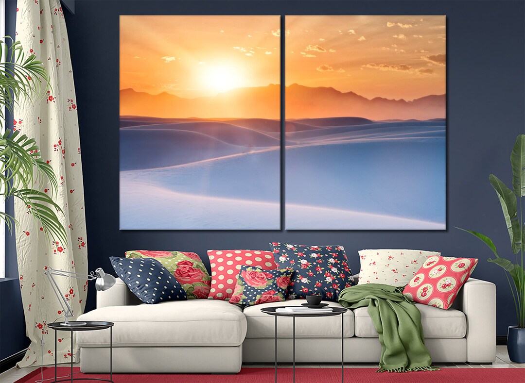 White Sands Canvas Wall Art New Mexico Wall Art Desert Canvas Wall Art