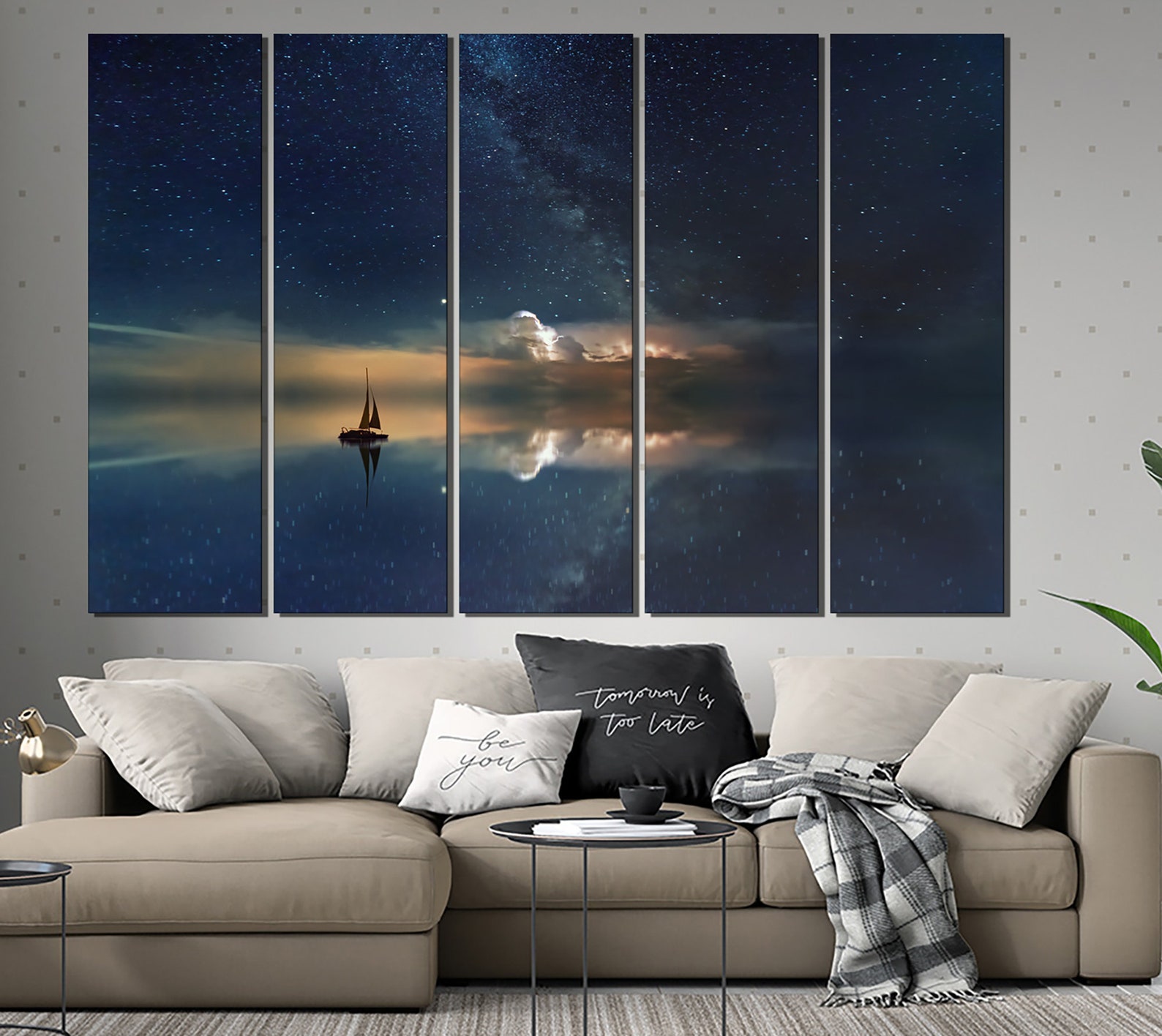 Ocean Wall Art Nature Canvas Art Ocean Wall Decor Ship Print Etsy