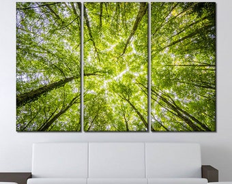 Trees wall art Branches of trees art Tree print art Forest canvas print Trees poster Tree branches canvas Forest wall art Tree abstraction