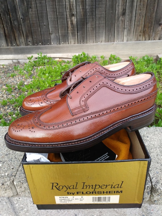 New Vintage Florsheim Royal Imperial Brown 97625 similar