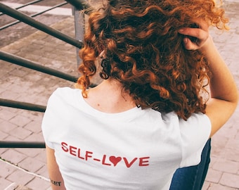 Self Love Graphic Tee: Women's Cotton T-Shirt