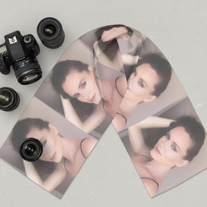 Photo on a Scarf