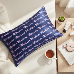 Custom Silk Pillow Case, !00 Percent Silk High Quality Custom Pillow Sleeve, 100 Percent Mulberry Silk Twill Bed Pillow Case, Any Color image 1