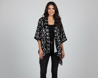Your Logo on a 100% Silk Kimono