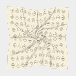 Logo on Scarf, Company Name, Event Accessory, Multiple Logo Display, Any Color of Scarf, Made from JPEG of Logo or Custom Designed
