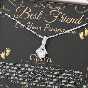 Best Friend Pregnancy Gift For Best Friend Baby Shower Gift For Mom To Be Gift For Expecting Mom Gift Pregnant Friend, Love Knot #0217