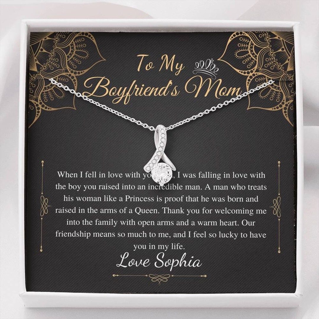 Gifts for Boyfriends Mom, Boyfriends Mom Birthday Gift, Boyfriends Mom