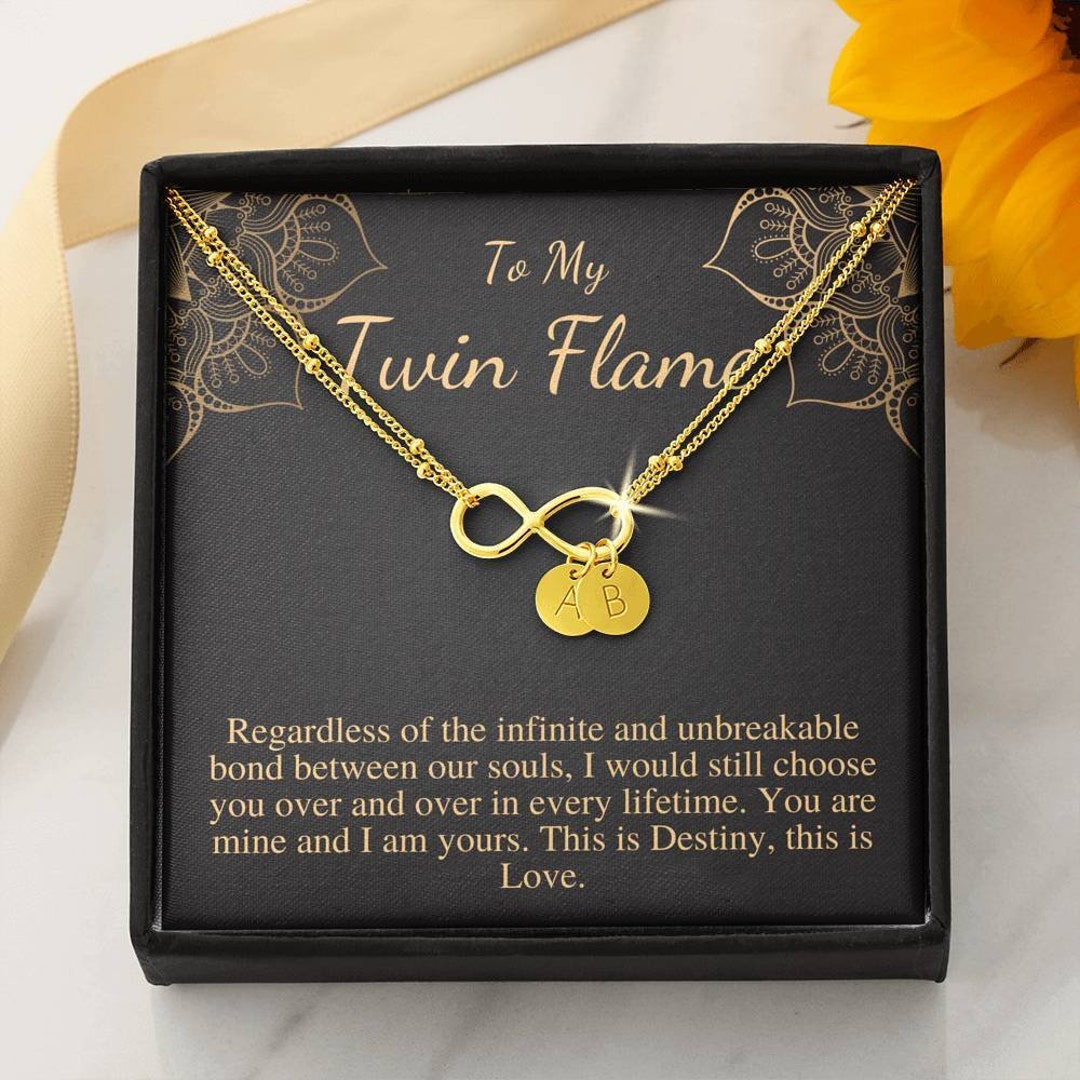 Bracelet to My Twin Flame Gift to Girlfriend/soulmate Present Twin