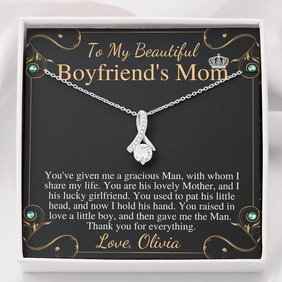 Birthday Gift For Boyfriend's Mom Jewelry Necklace Mother's Day