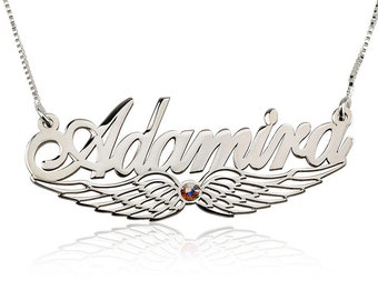 Buy Angel Name Necklace Online In India 