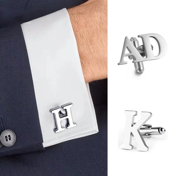 Initial Cufflinks Etsy