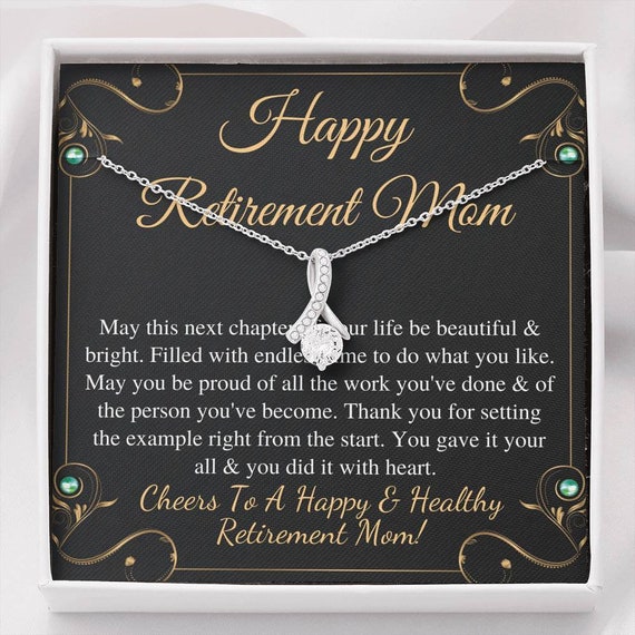Mom Retirement Gift Retirement Gift For Mom Happy Retirement Etsy