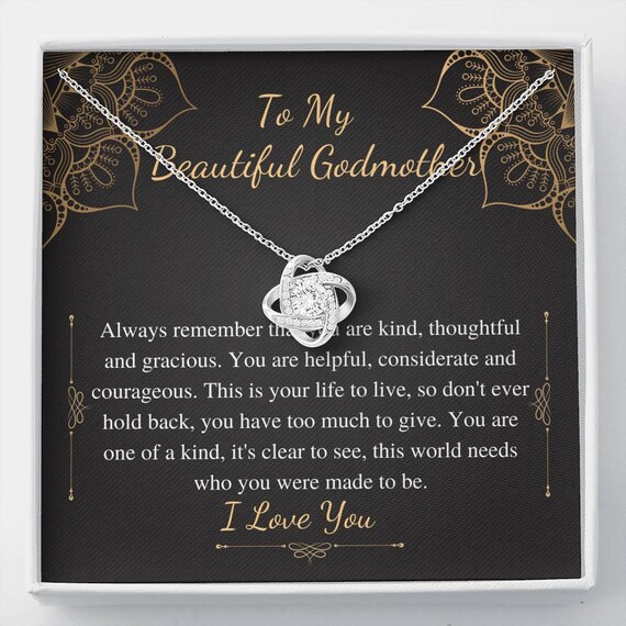 Godmother necklace best sale gifts