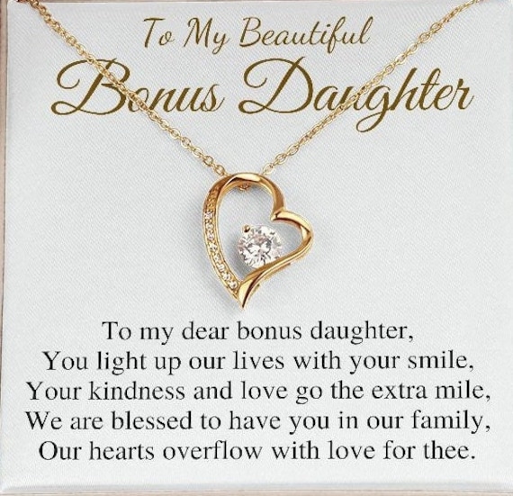 You Will Never Know - Gift for Stepdaughter - from Stepmom or Bonus Mom - Christmas Gifts, Birthday Present for Her, Valentine's Day, Graduation 14K