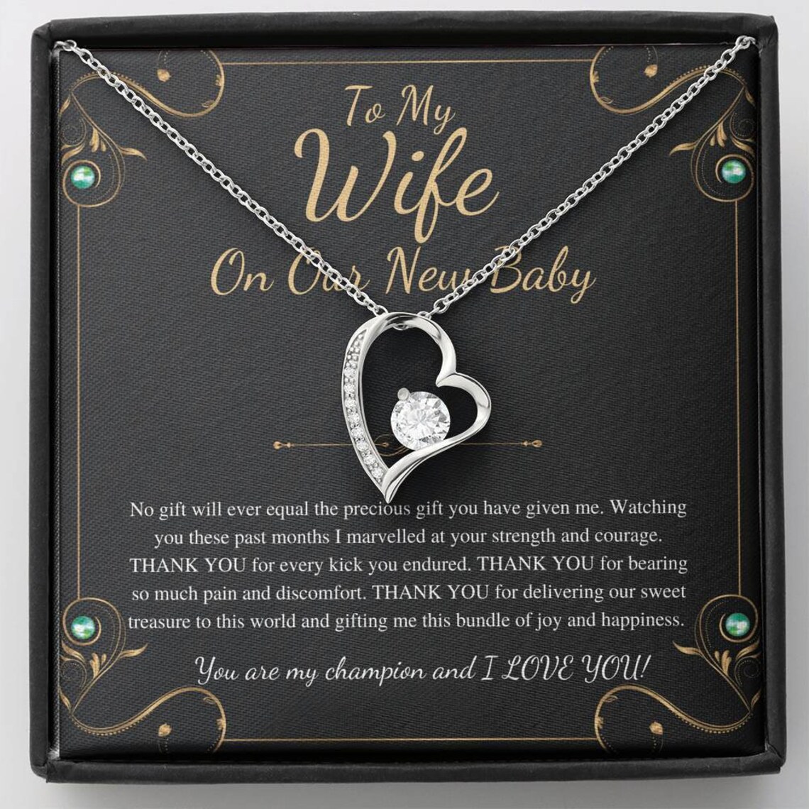 Push Gift for Wife for New Baby New Mom Gift from Husband Etsy