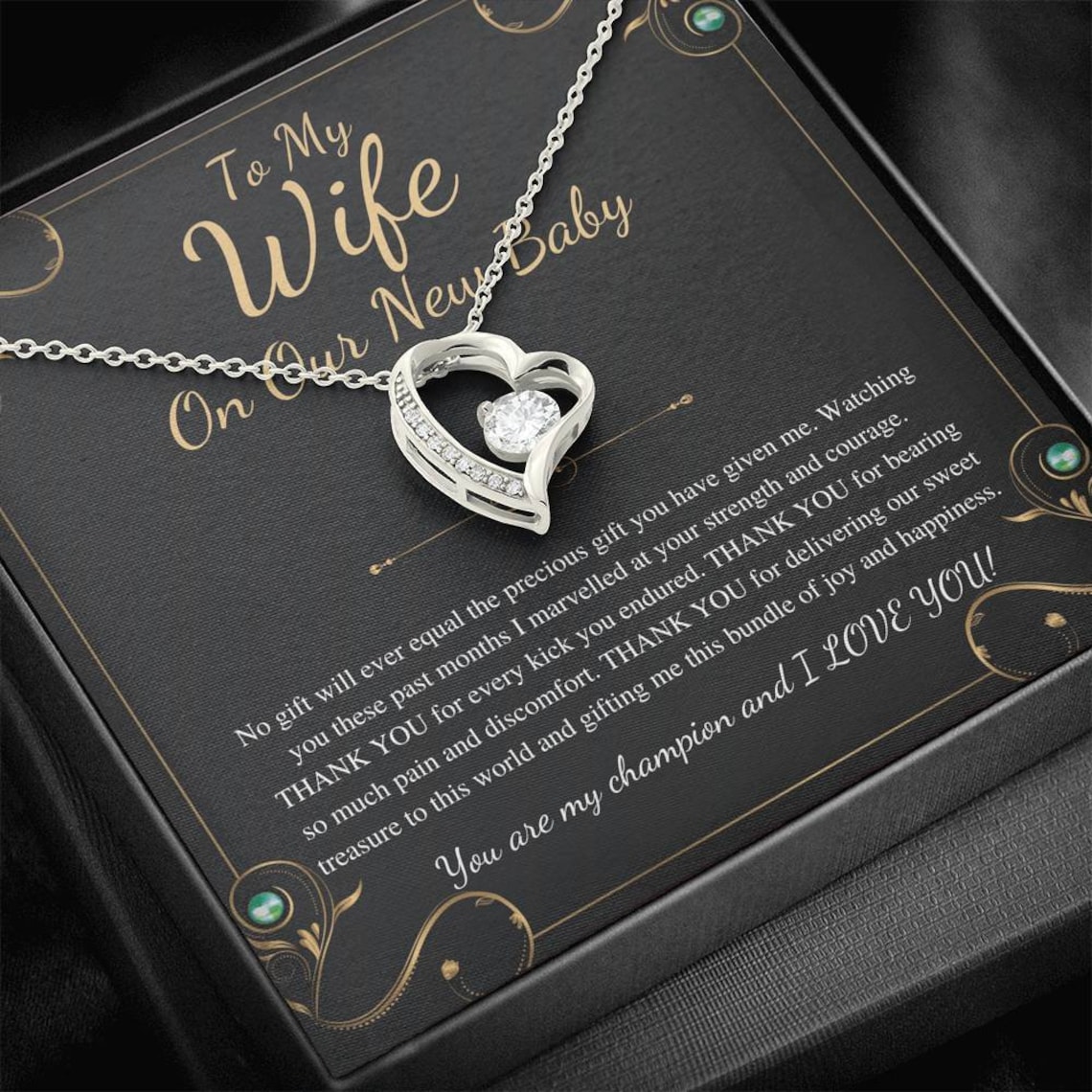 Push Gift for Wife for New Baby New Mom Gift from Husband Etsy