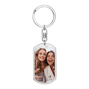 Personalized Keychain for Sister on Mothers Day, Keychain Gift from sister and brother, Christmas Gift for Bonus Sister, Twins Birthday Gift image 5